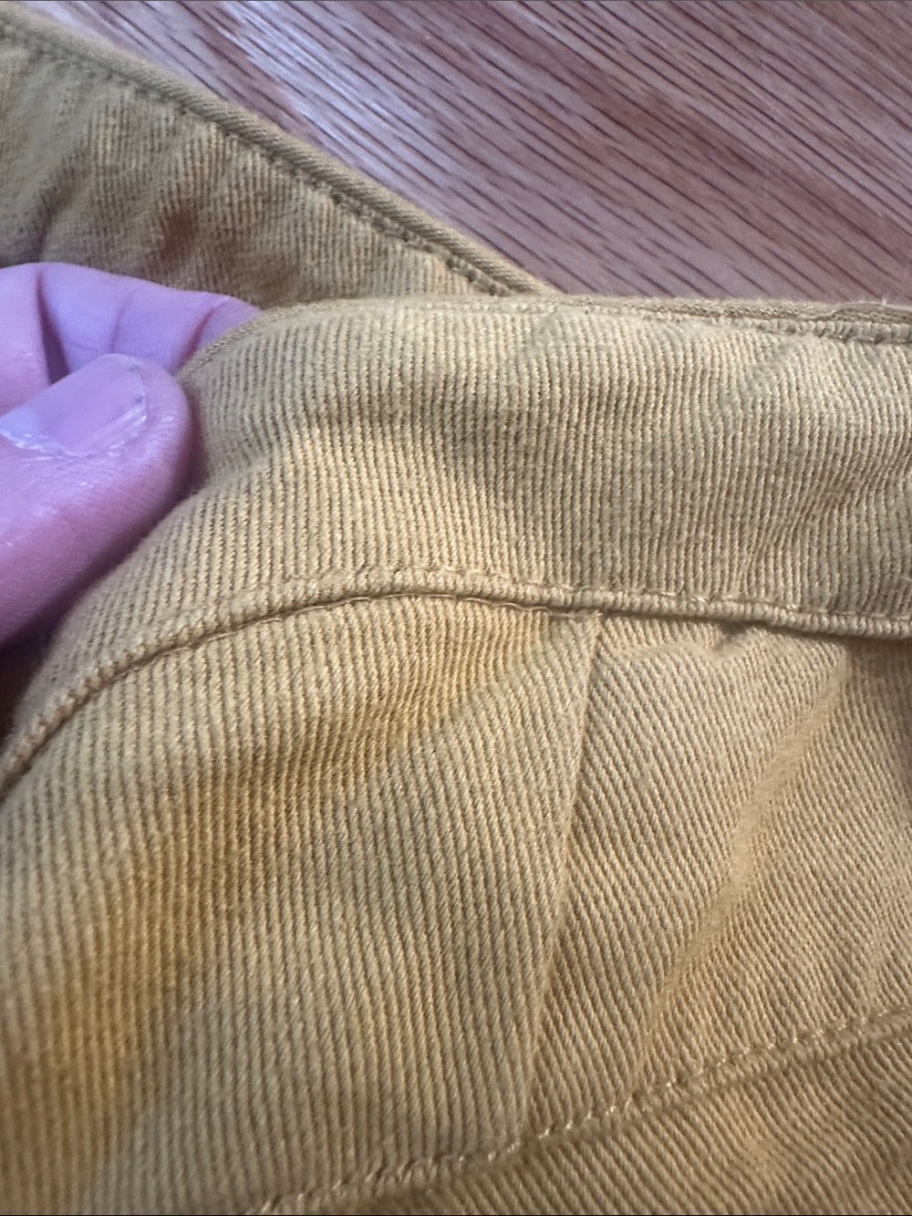 Maeve Mustard Yellow Button-Front A-Line Skirt - Picture 5 of 5